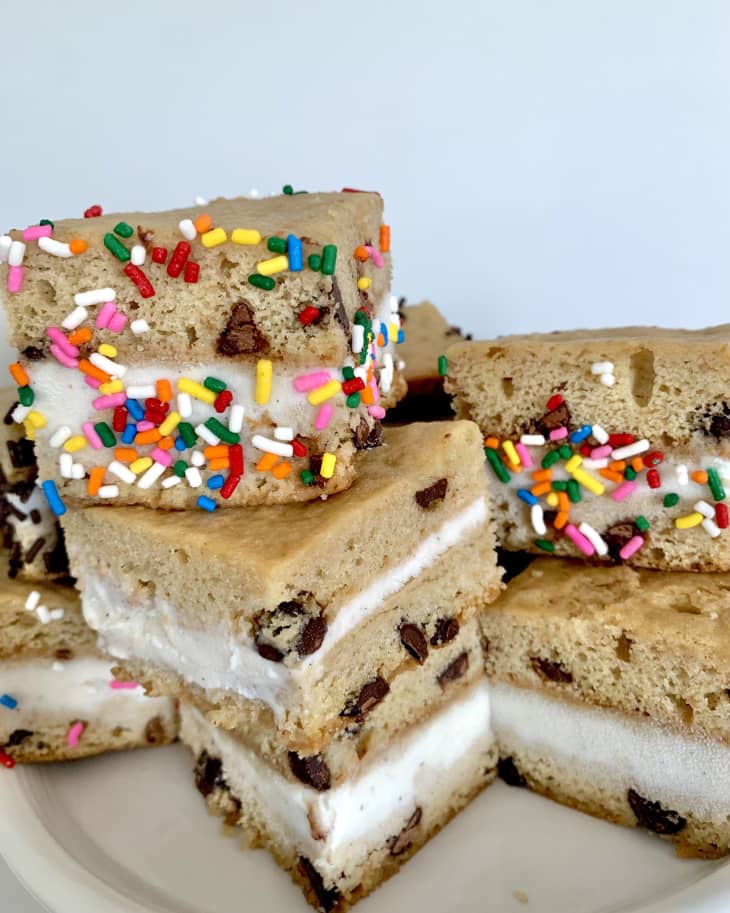 I Tried LideyLikes' Sheet Pan Chocolate Chip Cookie Ice Cream